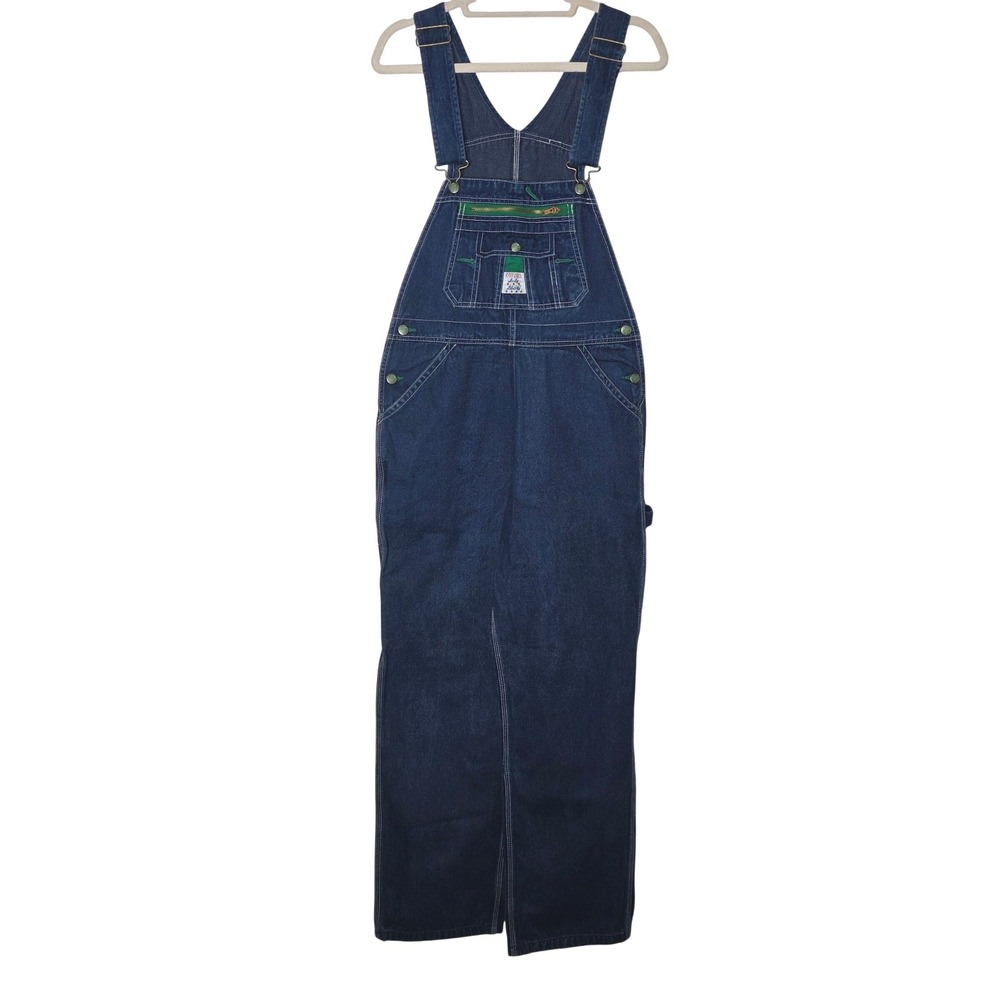 Lady Liberty Denim Overalls Womens 10 Tall Dark Wash Bib TLO18006DB Workwear